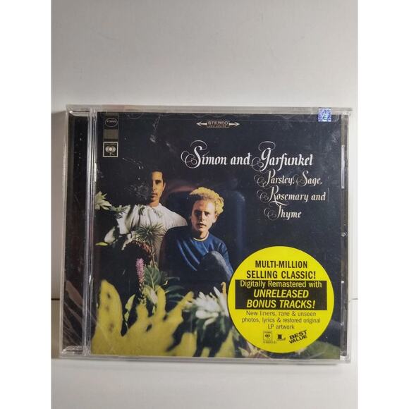 Simon and Garfunkel - SEALED Parsley Sage Rosemary and Thyme CD 2001 Folk Pop - Picture 1 of 3